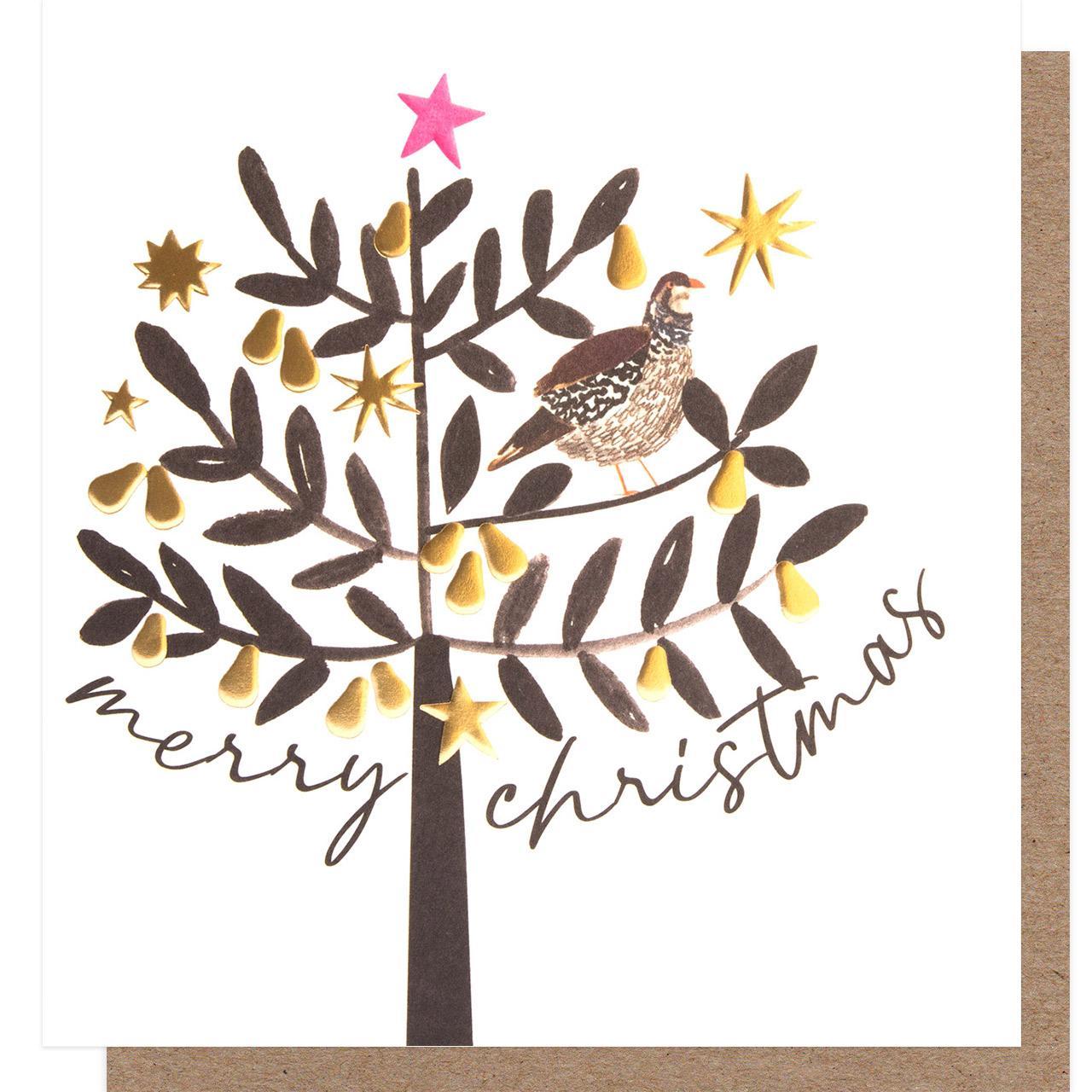 Caroline Gardner Partridge In A Pear Tree Christmas Card