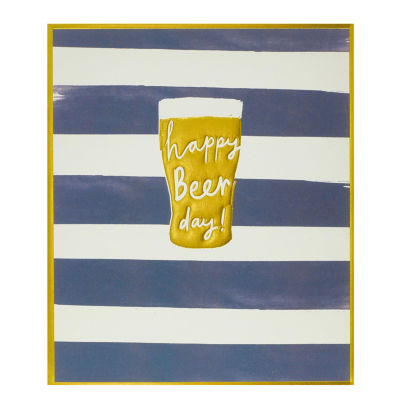 George Home Happy Beer Day Birthday Card