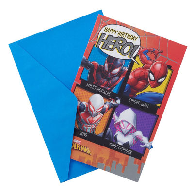 Marvel Spider-Man Birthday Card