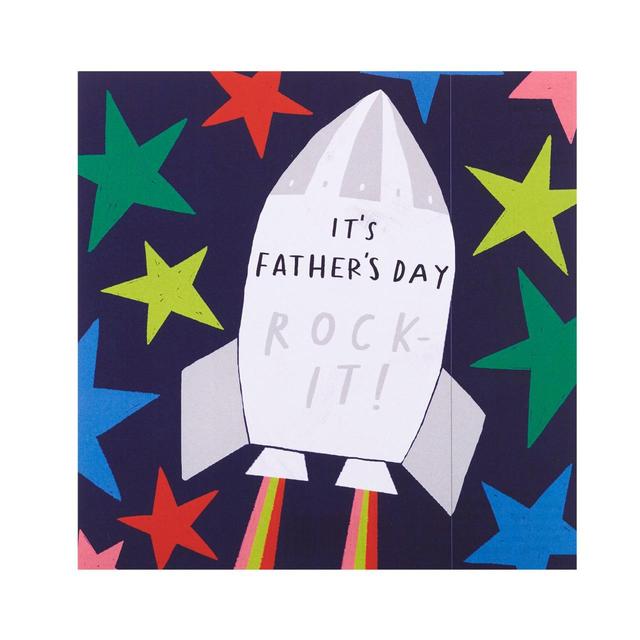 Rocket Fathers Day Card 