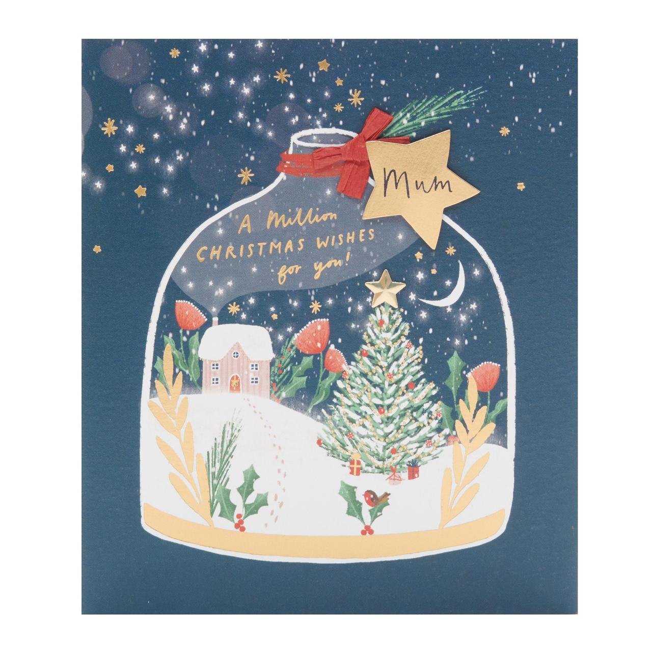 Christmas Wishes Mum Card