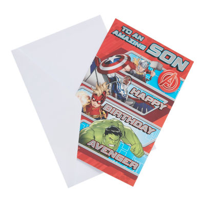 Avengers Son Birthday card