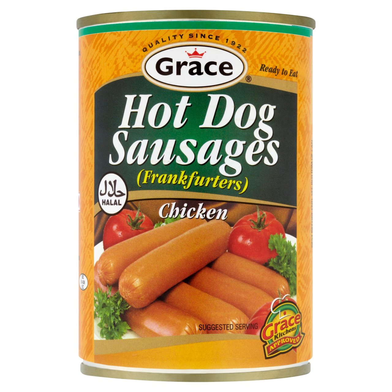 Grace Halal Chicken Hot Dog Sausages