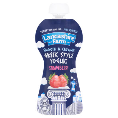 Lancashire Farm Greek Style Yogurt Strawberry 125g