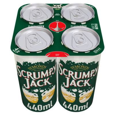 Symonds Scrumpy Jack Premium British Cider Cans 4 x 440ml