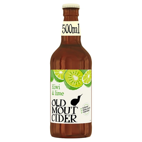 Old Mout Cider Kiwi & Lime Cider Bottle 500ml