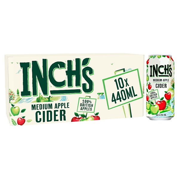 Inch's Medium Apple Cider Cans  10 x 440ml