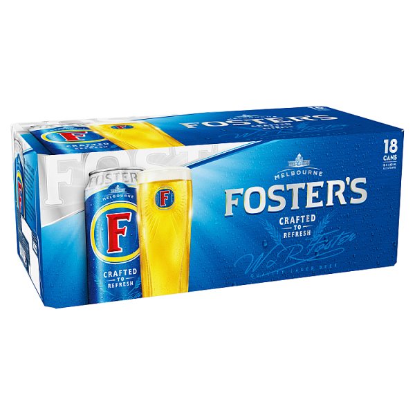 Fosters Lager Cans 18 x 440ml