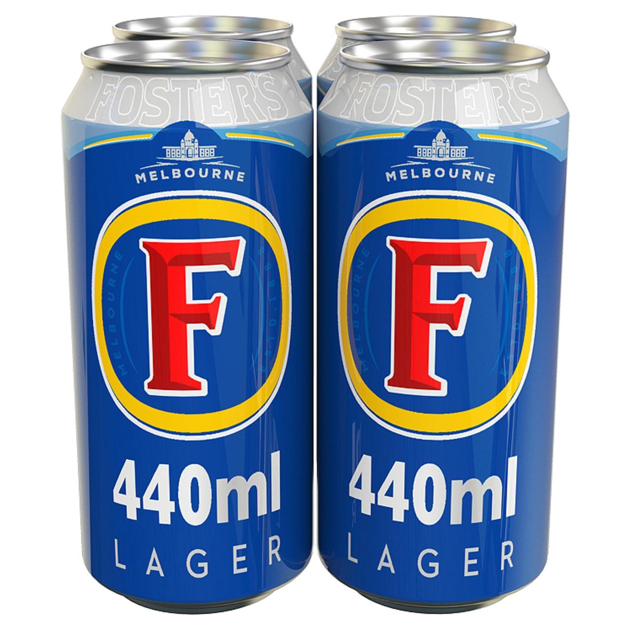 Foster's Lager Beer Cans