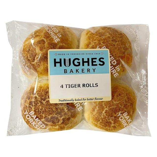 Hughes Tiger Rolls  4 per pack