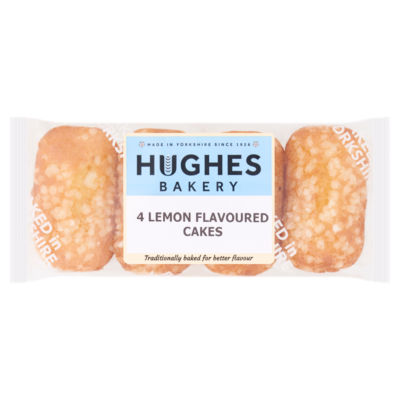 Hughes Bakery 4 Lemon Flavoured Cakes