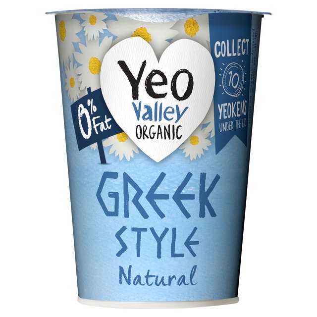 Yeo Valley Organic 0% Fat Greek Style Natural Yoghurt