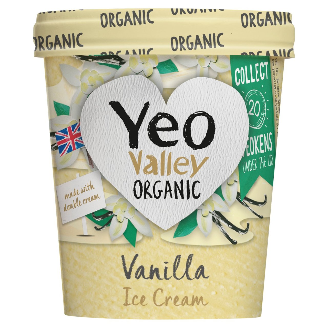 Yeo Valley Organic Vanilla Ice Cream