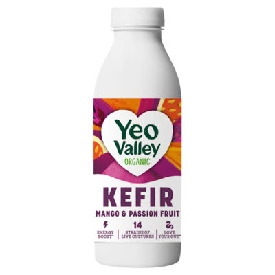 Yeo Valley Organic Kefir Mango & Passion Fruit 500ml