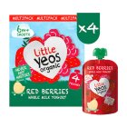 Yeo Valley Little Yeos Red Berries Pouch Multipack