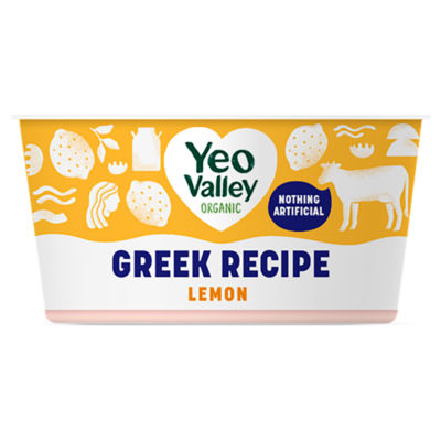 Yeo Valley Organic Greek Recipe Lemon 150g