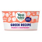 Yeo Valley Organic Greek Recipe Peach & Raspberry 150g