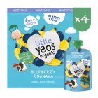 Little Yeos Organic Blueberry & Banana Whole Milk Smooth Yogurt 6m+ 4x85g