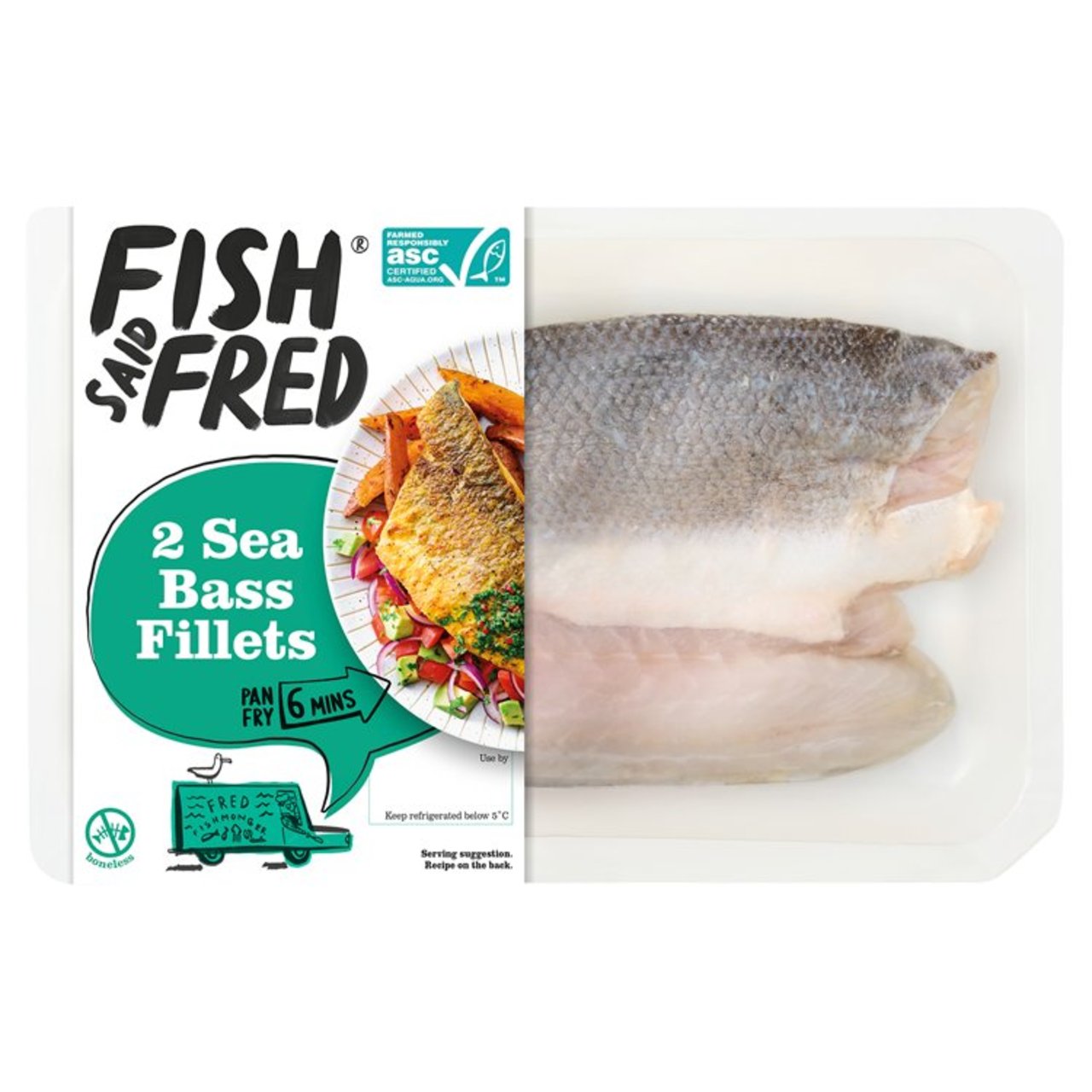  Fish Said Fred ASC Sea Bass Fillets 