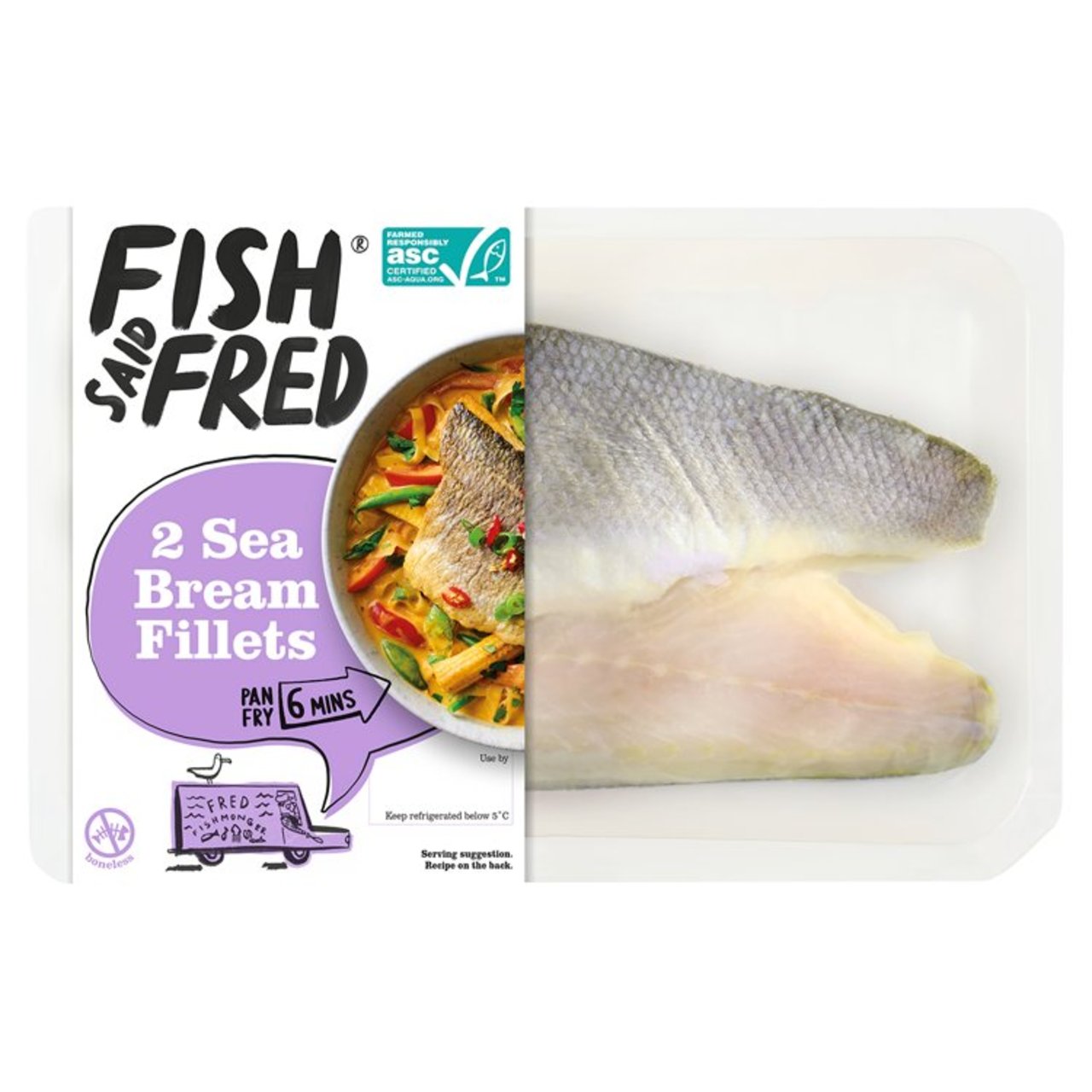 Fish Said Fred ASC Sea Bream Fillets