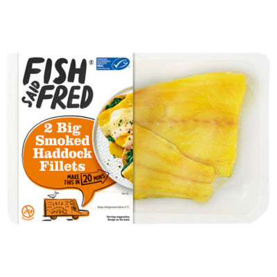 Fish Said Fred 2 Big Smoked Haddock Fillets 280g