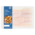 New England Seafood Wild Cod Fillets x4 350g