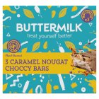 Buttermilk Plant Powered Caramel Nougat Choccy Bar Multi Pack