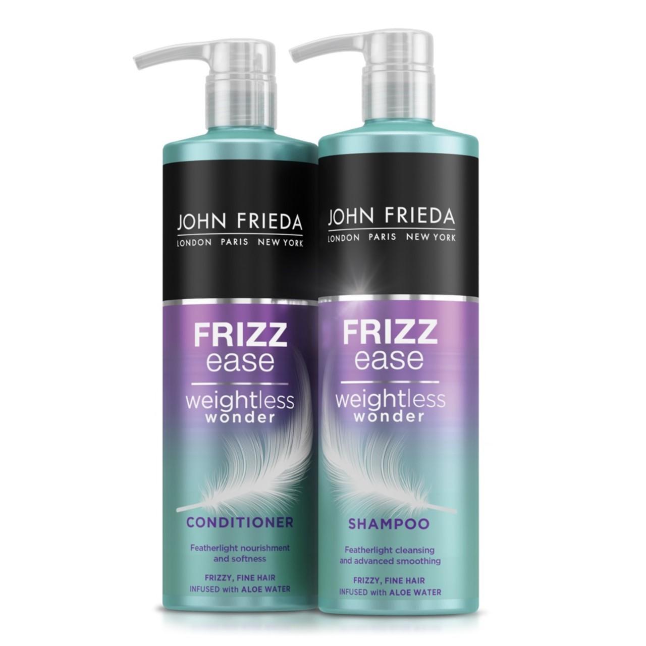 John Frieda Weightless Wonder Smoothing Shampoo & Conditioner Twin Pack