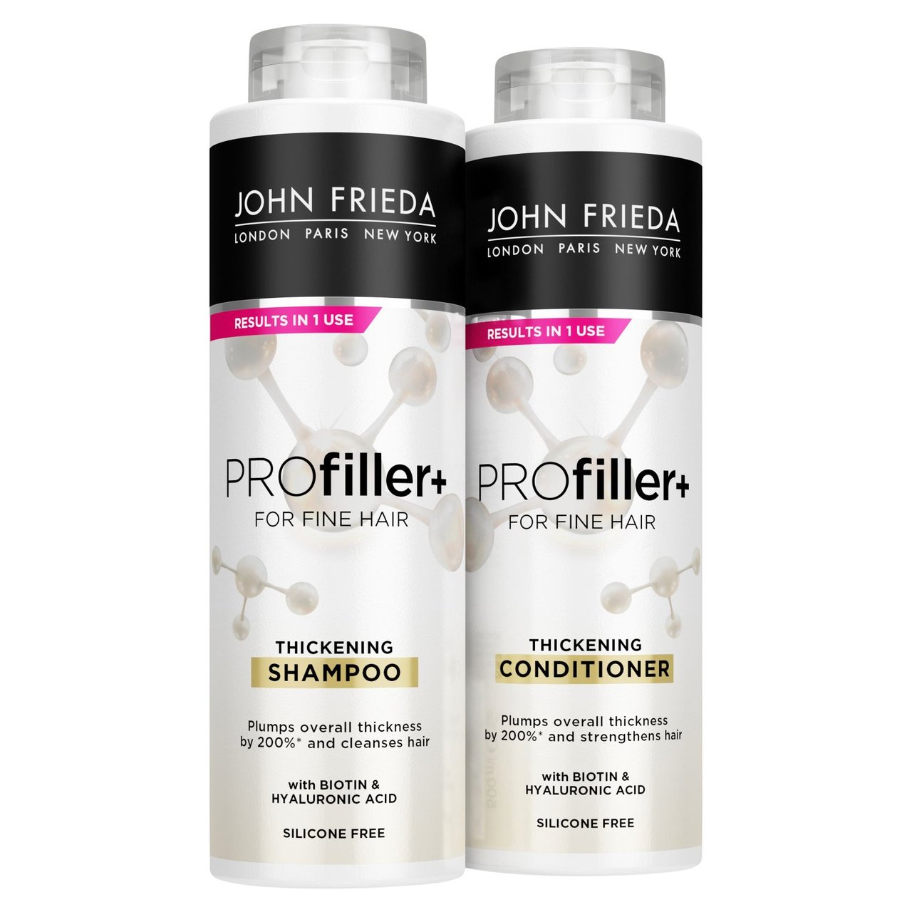 John Frieda Pro Filler+ Shampoo & Conditioner Twin Pack