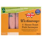 Westaways Honey Roast Flavour Pork Sausages x6 400g