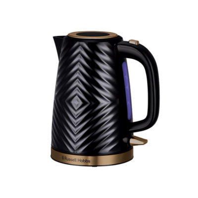 Russell Hobbs Groove Kettle Black 