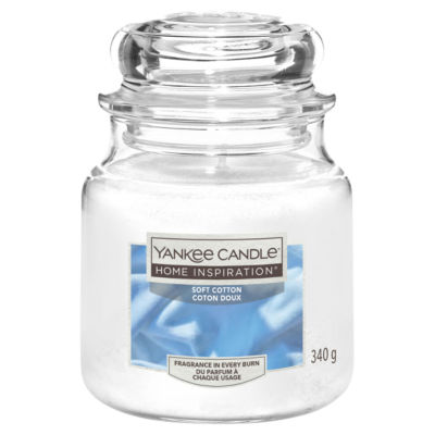 Yankee Candle Home Inspiration  Soft Cotton Medium Jar