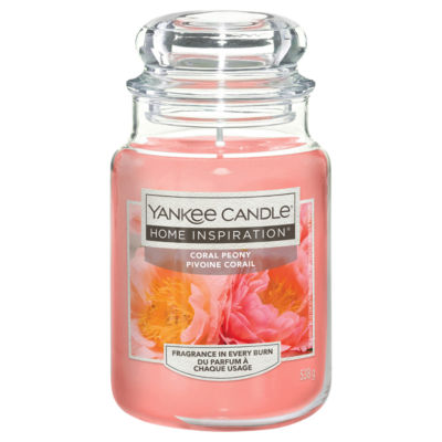 Yankee Candle Home Inspiration  Coral Peony Large Jar