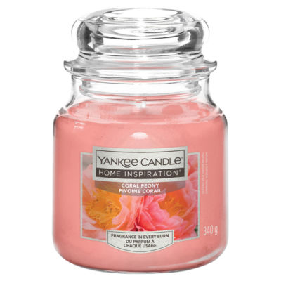 Yankee Candle Home Inspiration  Coral Peony Medium Jar