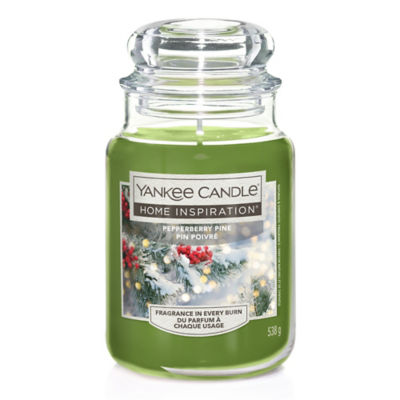 Yankee Candle Home Inspiration Pepperberry Pine Large Jar Scented Candle