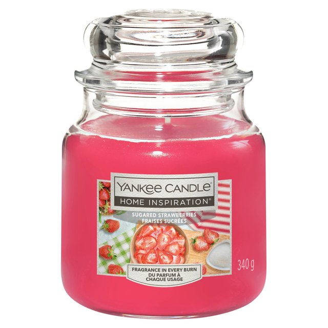 Yankee Candle Medium 340G Jar Sugared Blossom - Tesco Groceries