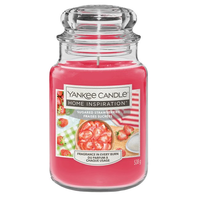 Yankee Candle Home Inspiration Sugared Strawberries Large Jar 