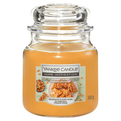 Yankee Candle Home Inspiration  Caramel Crunch Medium Jar Candle