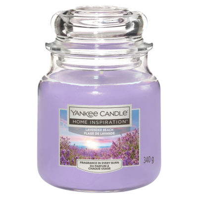 Yankee Candle Home Inspiration  Lavender Beach Medium Jar Candle