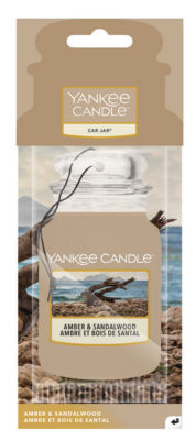 Yankee Candle Car Jar Amber & Sandalwood Air Freshener