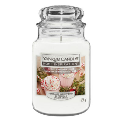 Yankee Candle Home Inspiration Candy Cane Milkshake Large Jar Scented Candle