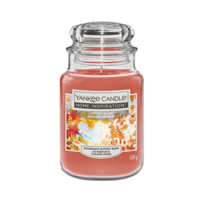 Yankee Candle Home Inspiration Copper Leaves Large Jar Scented Candle