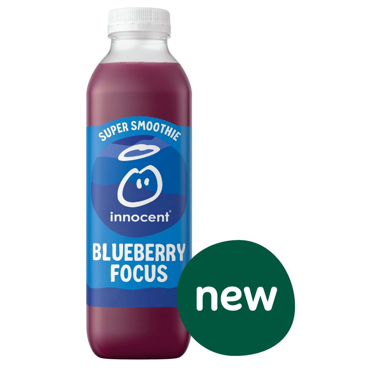 Innocent Blueberry Focus Strawberry & Apple Super Smoothie with Vitamins 750ml