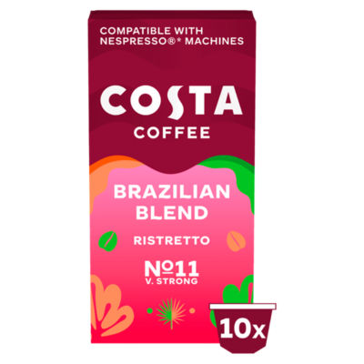 Costa Coffee Rich Brazilian Blend Ristretto 10 x 5.7g (57g)