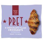 Pret 6 Chocolate Filled Croissants 420g