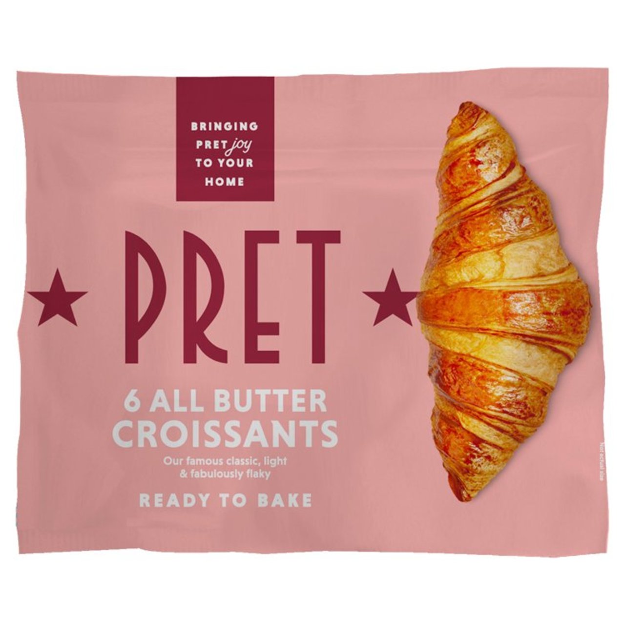 Pret 6 Butter Frozen Croissants