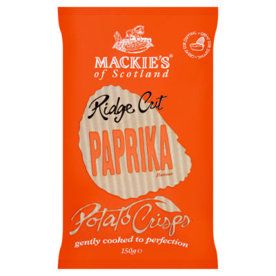 Mackie's of Scotland Ridge Cut Paprika Flavour Potato Crisps