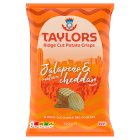 Taylors Jalapeno & Mature Cheddar Flavour Ridge Cut Potato Crisps 150g