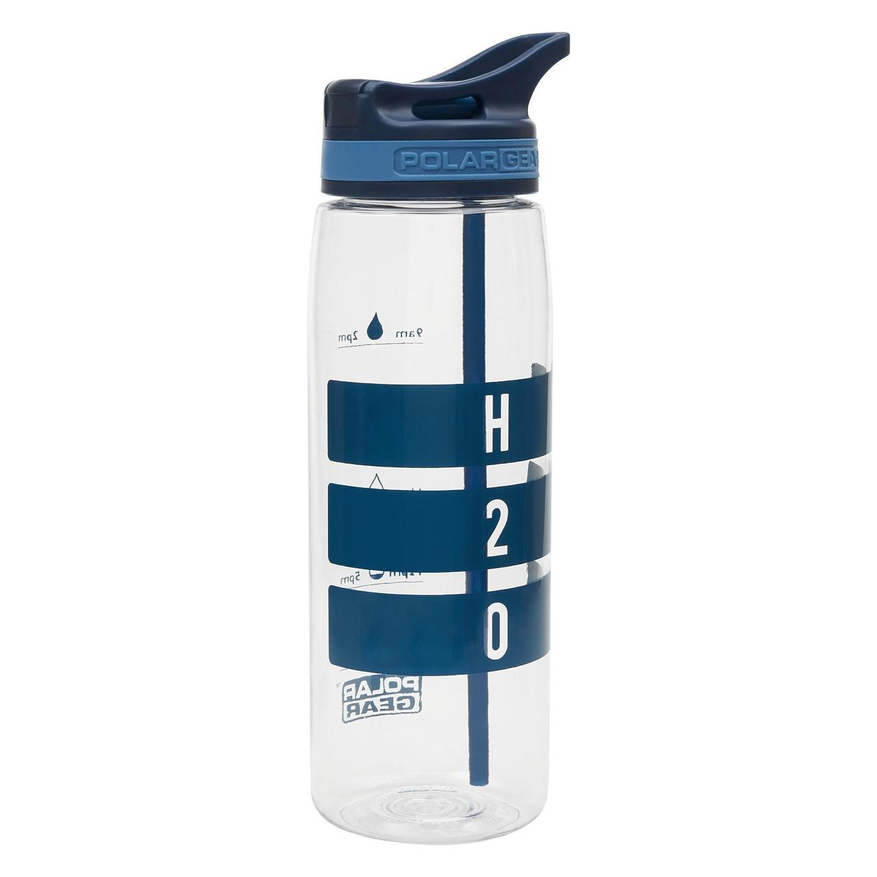 Polar Gear Aqua Curve 750ml Tritan Tracker Bottle Indigo