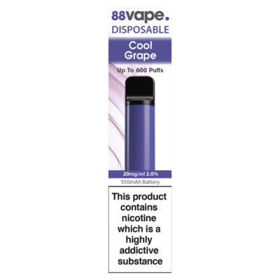 88Vape Disposable Cool Grape